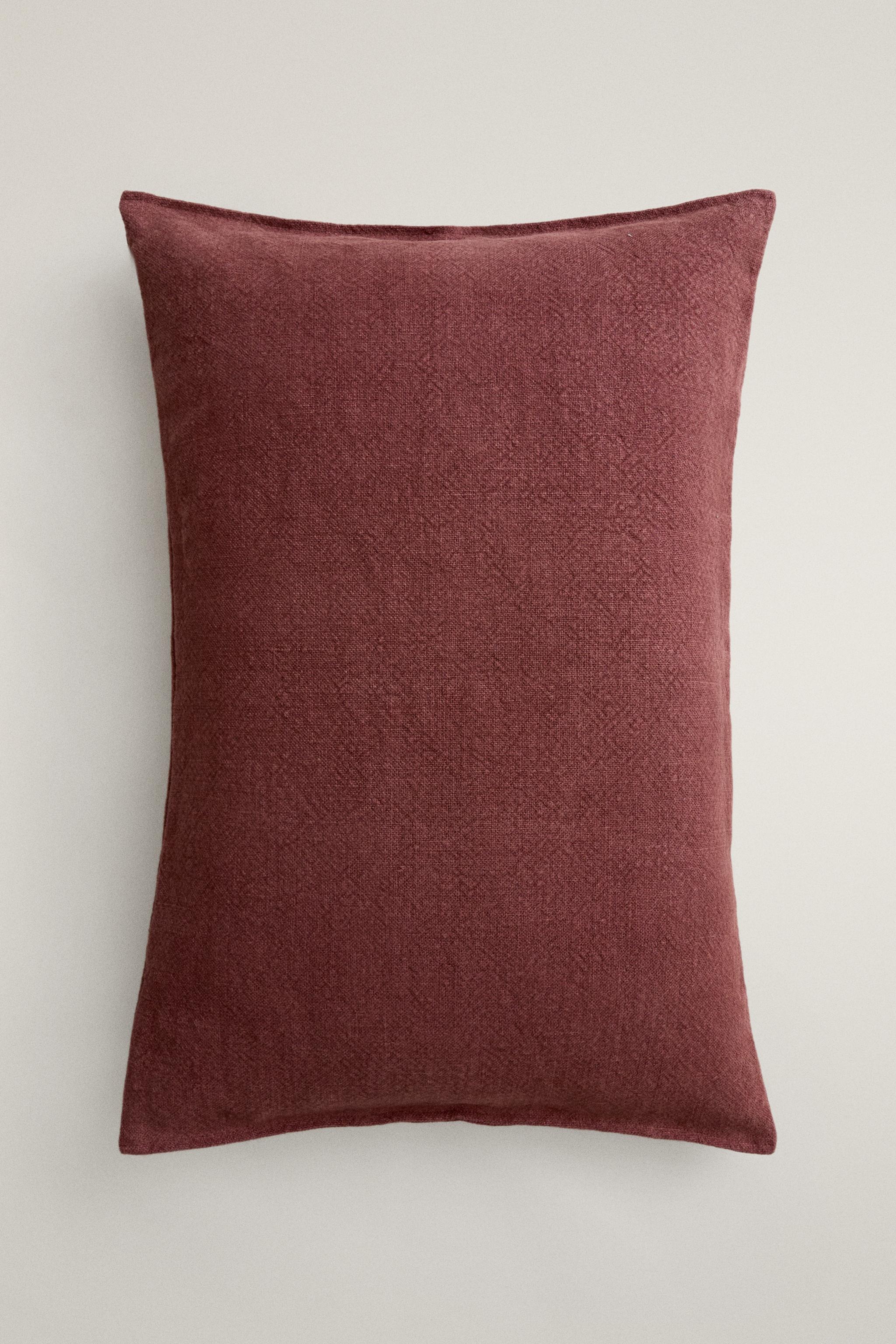JUTE THROW PILLOW COVER